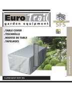 Housse pour table 225x110 cm Eurotrail en polyester Cantonic imperméable pour protection extérieure