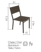 Chaise Costa FERMOB chez latour