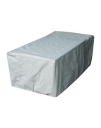 Housse pour table 225x110 cm Eurotrail en polyester Cantonic imperméable pour protection extérieure