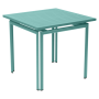 Table carrée Costa FERMOB Bleu Lagune