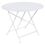 Table Floréal FERMOB diam 96 Blanc Coton