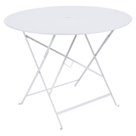 Table Floréal FERMOB diam 96 Blanc Coton