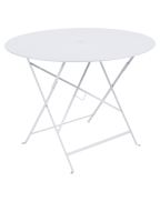 Table Floréal FERMOB diam 96 Blanc Coton