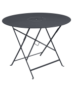 Table Floréal FERMOB diam 96 Carbone