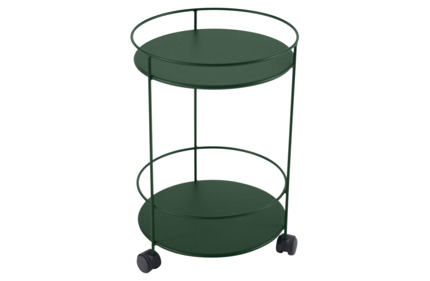 Guéridon double plateau plein FERMOB Cedre