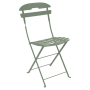 chaise pliante en acier LA MOME de chez FERMOB