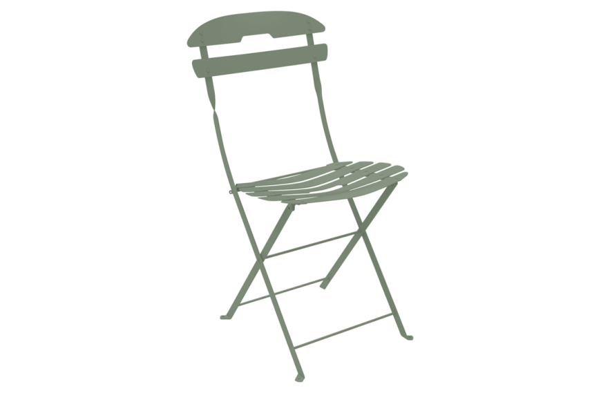chaise pliante en acier LA MOME de chez FERMOB
