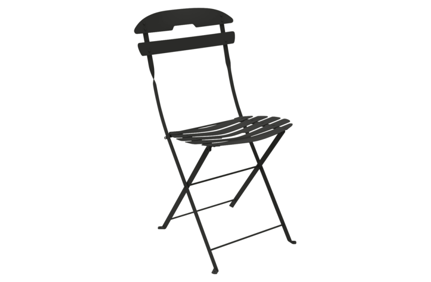 chaise pliante en acier LA MOME de chez FERMOB