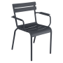 Fauteuil Luxembourg FERMOB Carbone