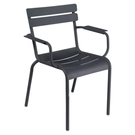 Fauteuil Luxembourg FERMOB Carbone