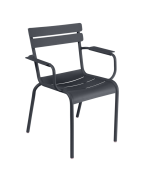 Fauteuil Luxembourg FERMOB Carbone