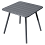 Table Luxembourg 80 x 80 cm FERMOB carbone