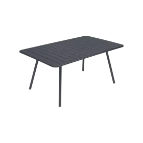 Table Luxembourg 165 x 100 cm FERMOB carbone