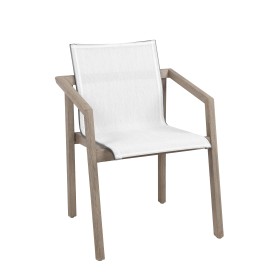 Fauteuil TEKURA blanc LES JARDINS