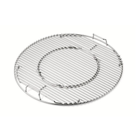 grille Gourmet Weber 57 cm acier chromé articulée compatible Gourmet BBQ System