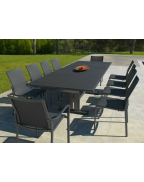 Chaise de jardin KOTON LES JARDINS en aluminium et toile Batyline design moderne