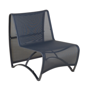 fauteuil bas de jardin modulable Jet Stream aluminium et toile Batyline LES JARDINS