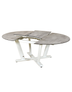 Table ronde de jardin HEGOA 146/206x146cm / 8-10 places - LES JARDINS