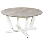 Table ronde de jardin HEGOA 146/206x146cm / 8-10 places - LES JARDINS