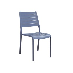 Chaise empilable Flower Cobalt - Proloisirs