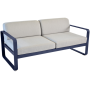 Canapé Bellevie 2 places - Coussins gris flanelle FERMOB