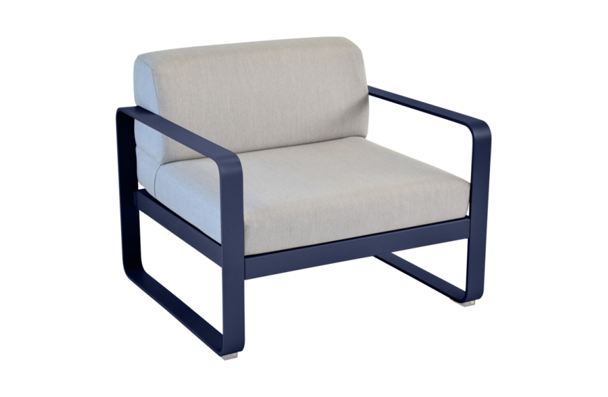 Fauteuil Bellevie - Coussins gris flanelle FERMOB
