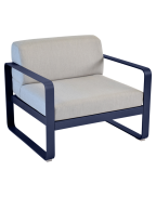 Fauteuil Bellevie - Coussins gris flanelle FERMOB
