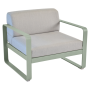 Fauteuil Bellevie - Coussins gris flanelle FERMOB