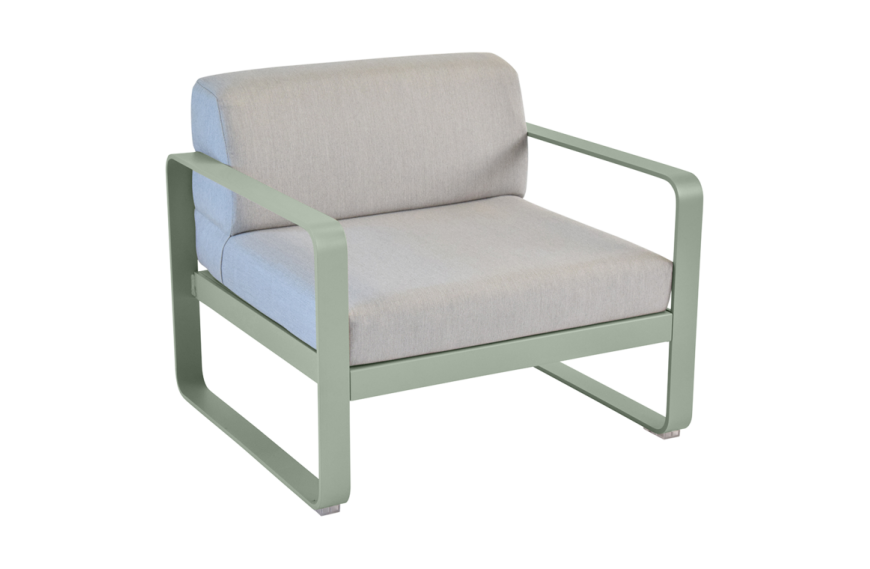 Fauteuil Bellevie - Coussins gris flanelle FERMOB