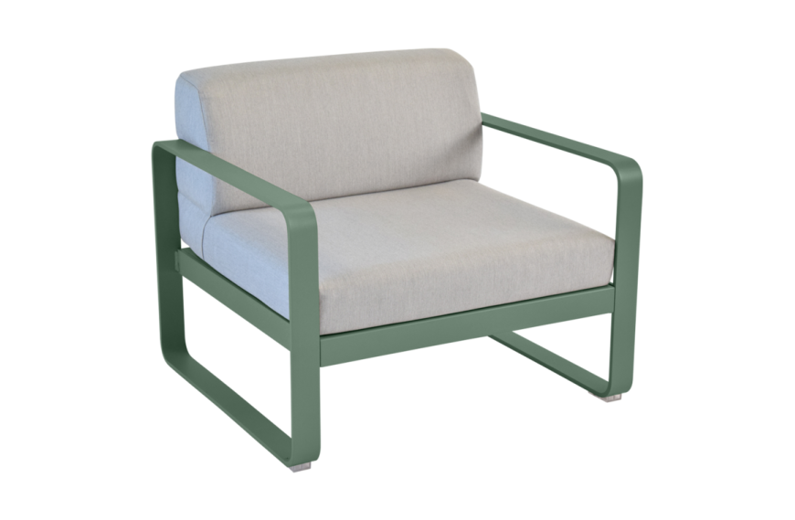 Fauteuil Bellevie - Coussins gris flanelle FERMOB