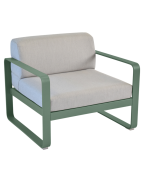 Fauteuil Bellevie - Coussins gris flanelle FERMOB