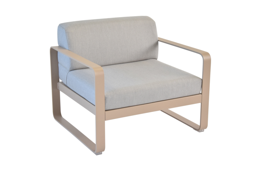 Fauteuil Bellevie - Coussins gris flanelle FERMOB