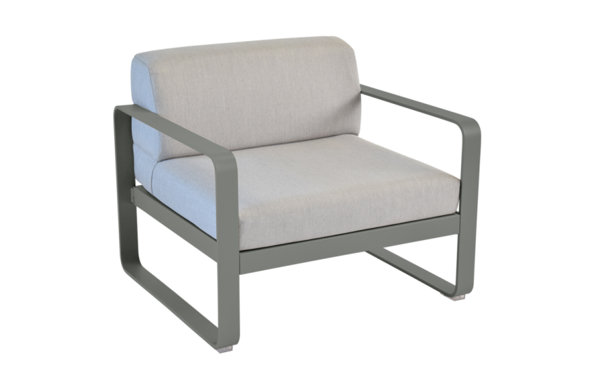 Fauteuil Bellevie - Coussins gris flanelle FERMOB
