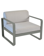 Fauteuil Bellevie - Coussins gris flanelle FERMOB