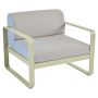 Fauteuil Bellevie - Coussins gris flanelle FERMOB