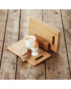 Set de 4 planches avec support Bambou Point Virgule