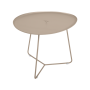 Table basse de jardin Cocotte Fermob Ø55 cm avec plateau amovible design en aluminium