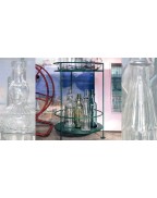 Guéridon double plateau perforé FERMOB 