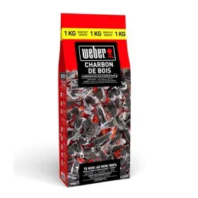 Charbon de bois Weber 10 kg pour barbecue à combustion rapide et homogène
