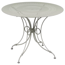 Table de jardin ronde 1900 Ø96 cm / 5 places - FERMOB