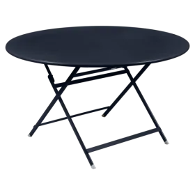 Table pliante de jardin ronde Ø128 cm CARACTERE / 8 places - FERMOB