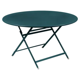 Table pliante de jardin ronde Ø128 cm CARACTERE / 8 places - FERMOB