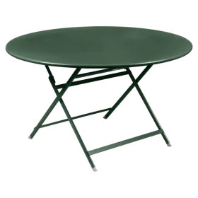 Table pliante de jardin ronde Ø128 cm CARACTERE / 8 places - FERMOB