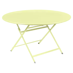 Table pliante de jardin ronde Ø128 cm CARACTERE / 8 places - FERMOB