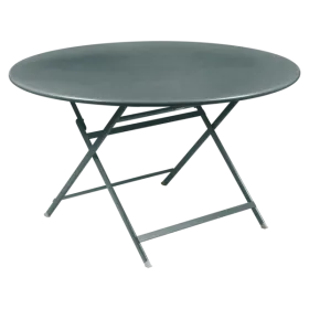 Table pliante de jardin ronde Ø128 cm CARACTERE / 8 places - FERMOB