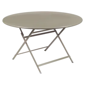 Table pliante de jardin ronde Ø128 cm CARACTERE / 8 places - FERMOB