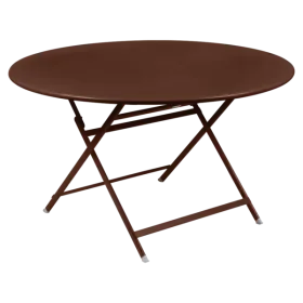 Table pliante de jardin ronde Ø128 cm CARACTERE / 8 places - FERMOB