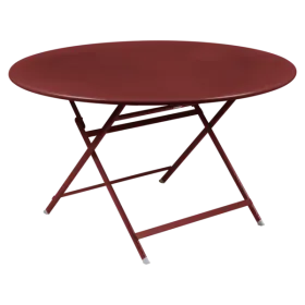 Table pliante de jardin ronde Ø128 cm CARACTERE / 8 places - FERMOB