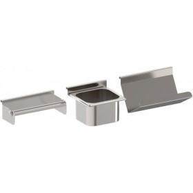 Kit accessoires en inox pour crédence cuisine ENO