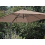 Toile pour parasol déporté 3*3 Taupe Polyester PROLOISIRS